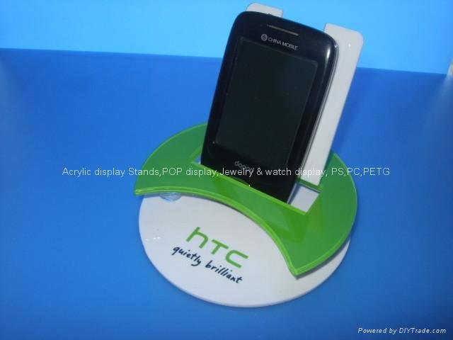 Acrylic mobile phone display stand /cell phone display stand