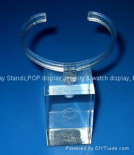 acrylic watch stands with PC c cuff