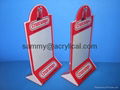 acrylic menu holder/table stands/table tent/SIGN  HOLDER