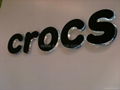 Wall mounted custom acrylic led light letter sign for retail store