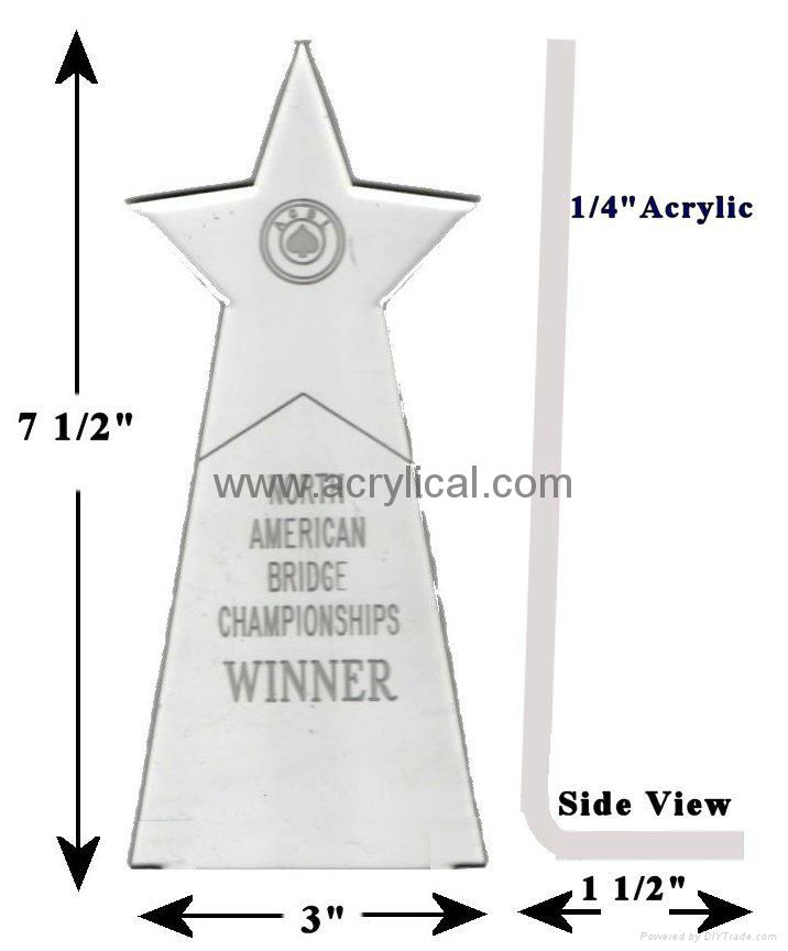 acrylic  award-logo engraving