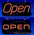 Outdoor Wall Mounted LED Rotating Light Box Signs 