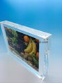 Acrylic photo frame,acrylic picture frame 12+12mm,The Heavy Magnetic Picture Frame preserves your photo between heavy sheets of clear acrylic that are held together by magnetic corners. Can be used vertically or horizontally and available in three sizes:2-1/2 X 3-1/2 X 3/4, 3 1/2  , 3 1/2   x 5  , 4   x 6  , 5   x 7  .