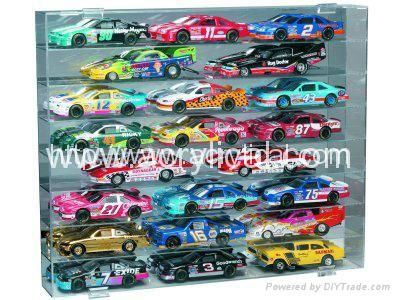  24 CAR ACRYLIC DISPLAY CASE - 24 FREE NAME PLATES