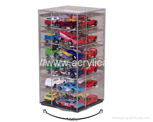 rotating acrylic die cast car display case