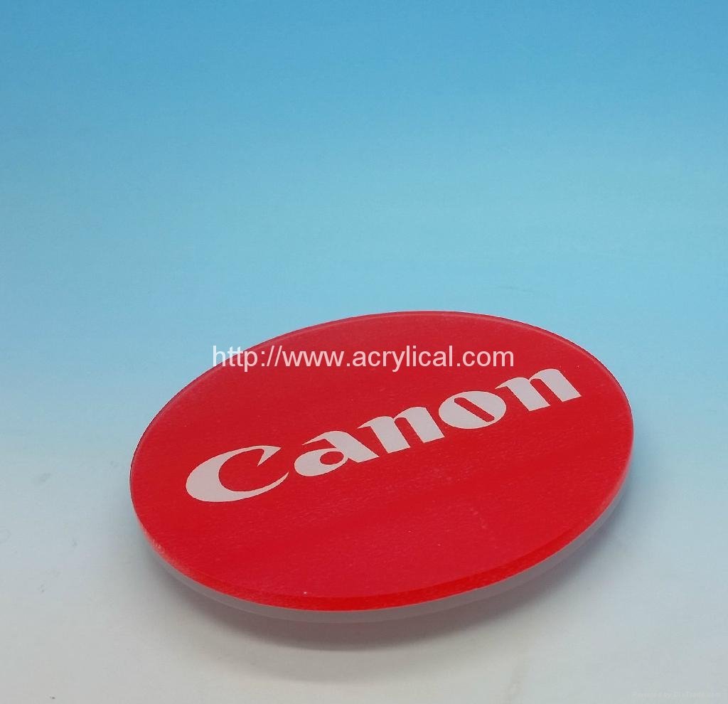 Acrylic coaster -Canon diameter 90mm