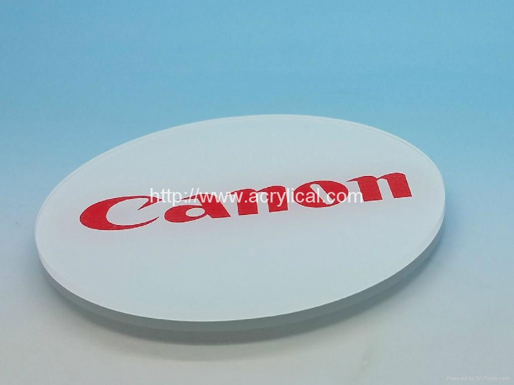 Acrylic coaster -Canon diameter 90mm