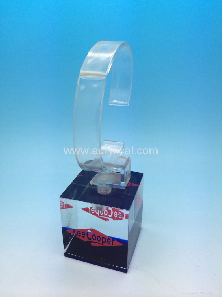 acrylic watch stands with PC c cuff