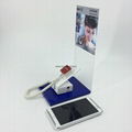 cell phone stand / phone display stands with security alarm system