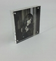 square acrylic photo frame ,Acrylic photo frame,acrylic block sign holder vertical/horizontal measures10x10cm