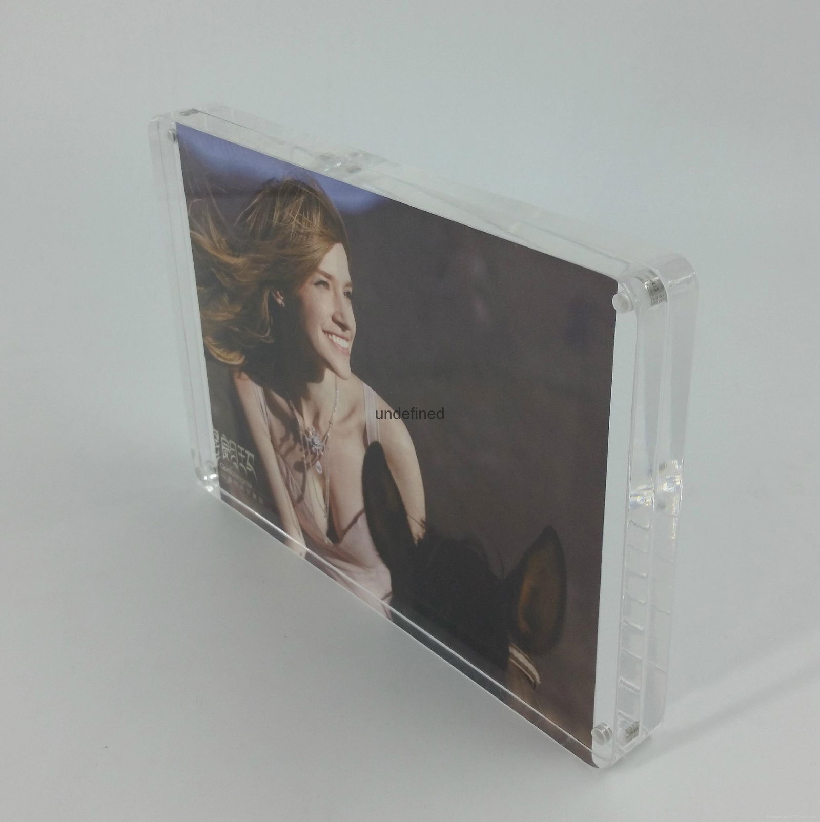 picture photo frame,wholesales photo frame,Magnetic Picture Frame preserves your photo between heavy sheets of clear acrylic that are held together by magnetic corners. Can be used vertically or horizontally and available in three sizes:2-1/2 X 3-1/2 X 3/4, 3 1/2'', 3 1/2'' x 5'', 4'' x 6'', 5'' x 7''.