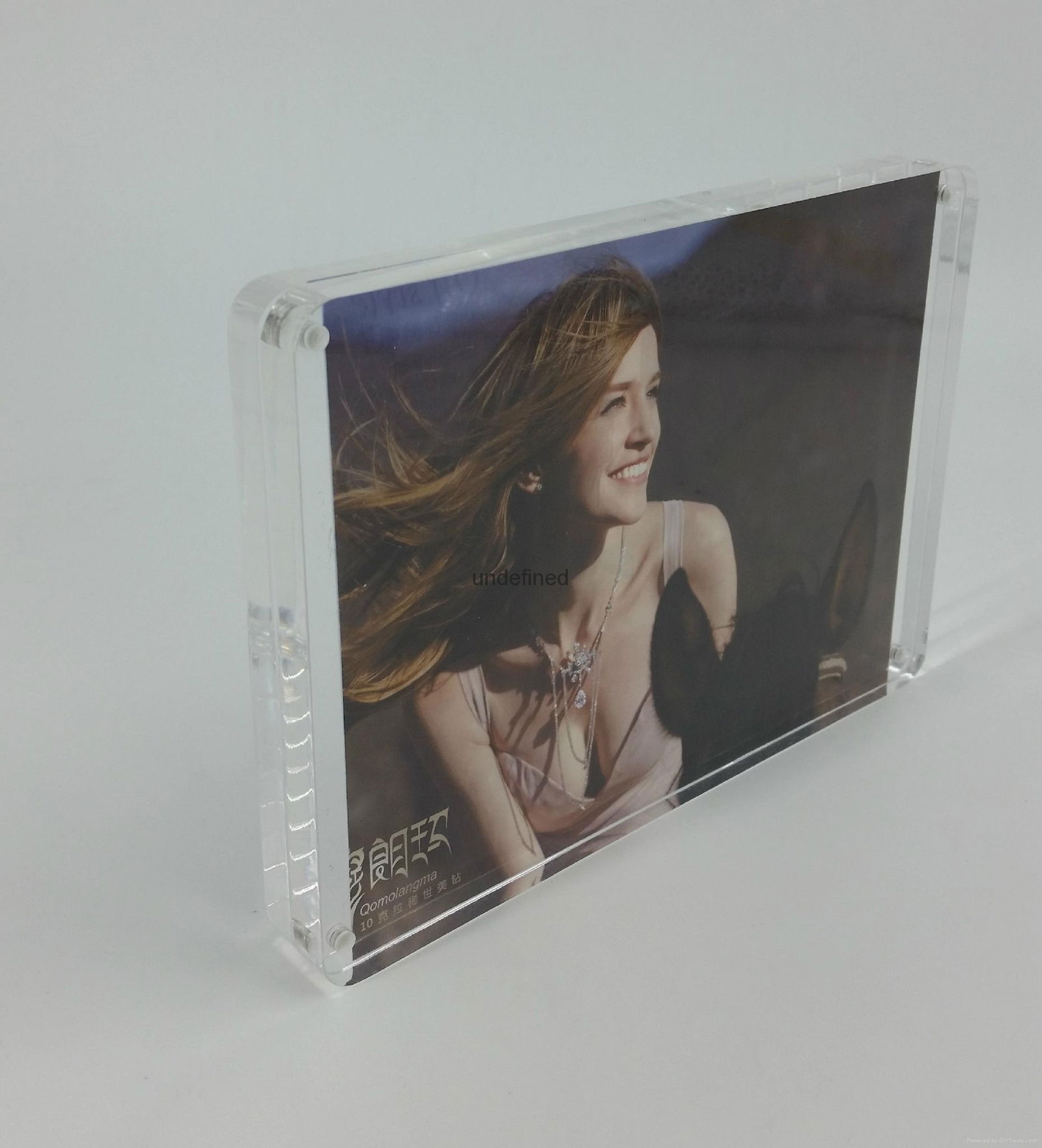 picture photo frame,Magnetic Picture Frame preserves your photo between heavy sheets of clear acrylic that are held together by magnetic corners. Can be used vertically or horizontally and available in three sizes:2-1/2 X 3-1/2 X 3/4, 3 1/2'', 3 1/2'' x 5'', 4'' x 6'', 5'' x 7''.