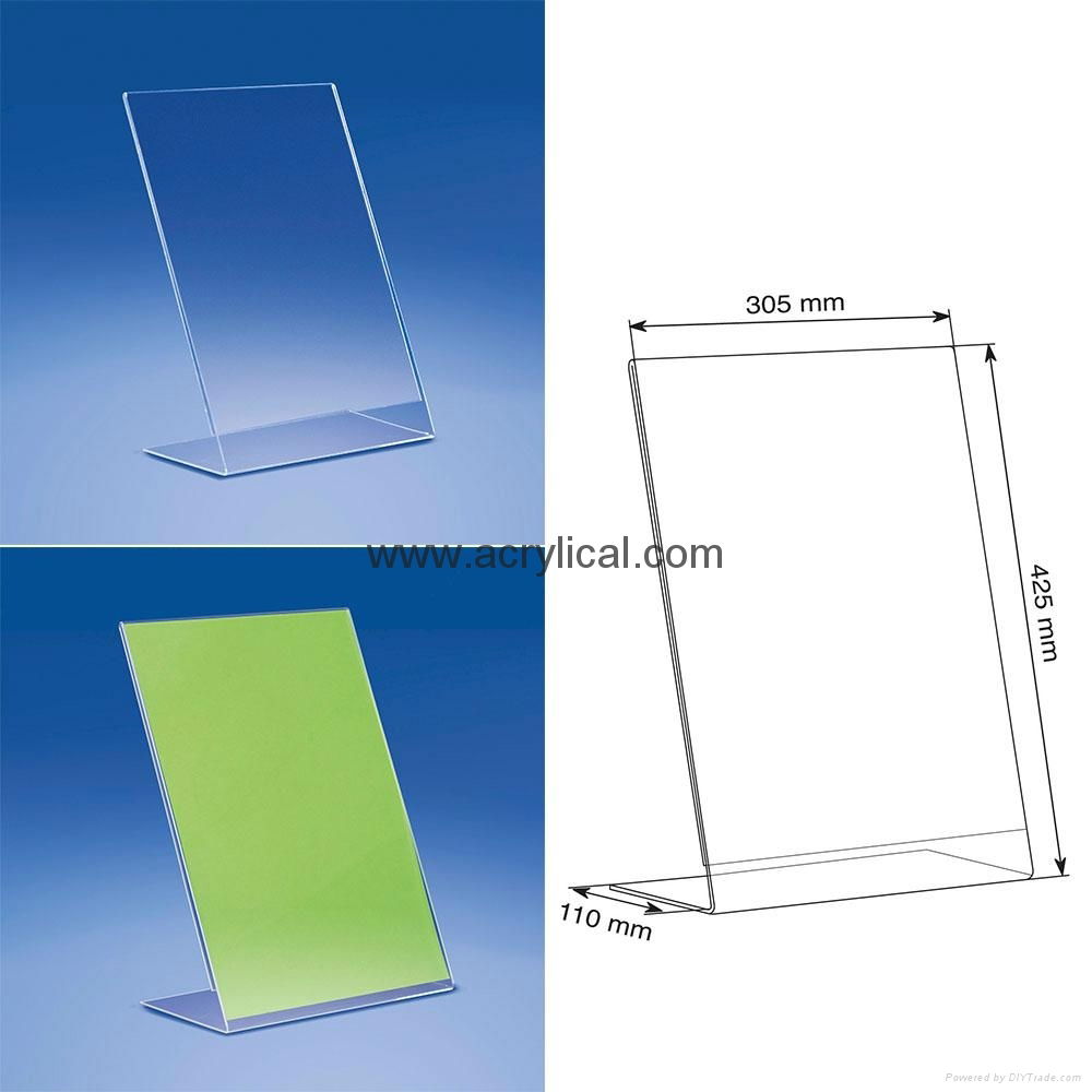 Acrylic Brochure holder, sign holder, Acrylic leaflet stand