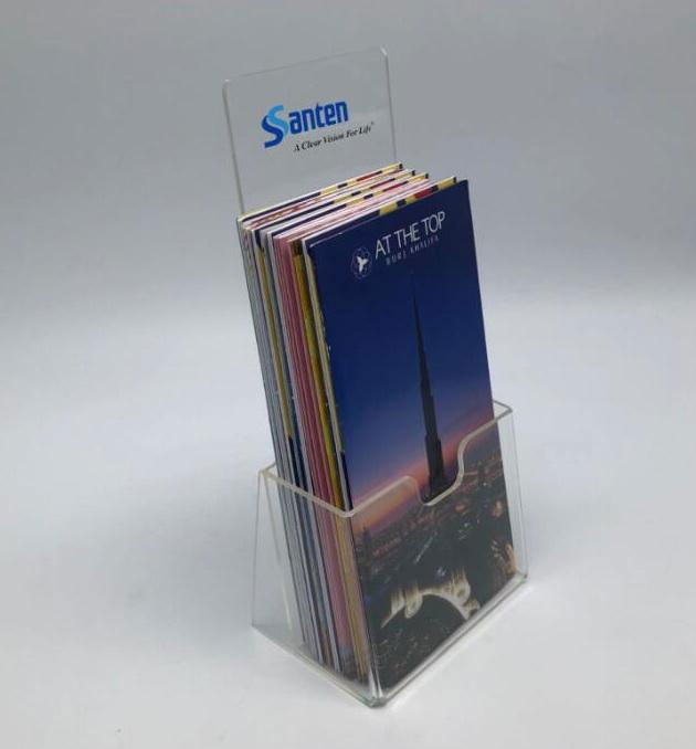 Acrylic Brochure holder, sign holder, Acrylic leaflet stand,1/3 A4 acrylic brochure holder, acrylic leafet stand