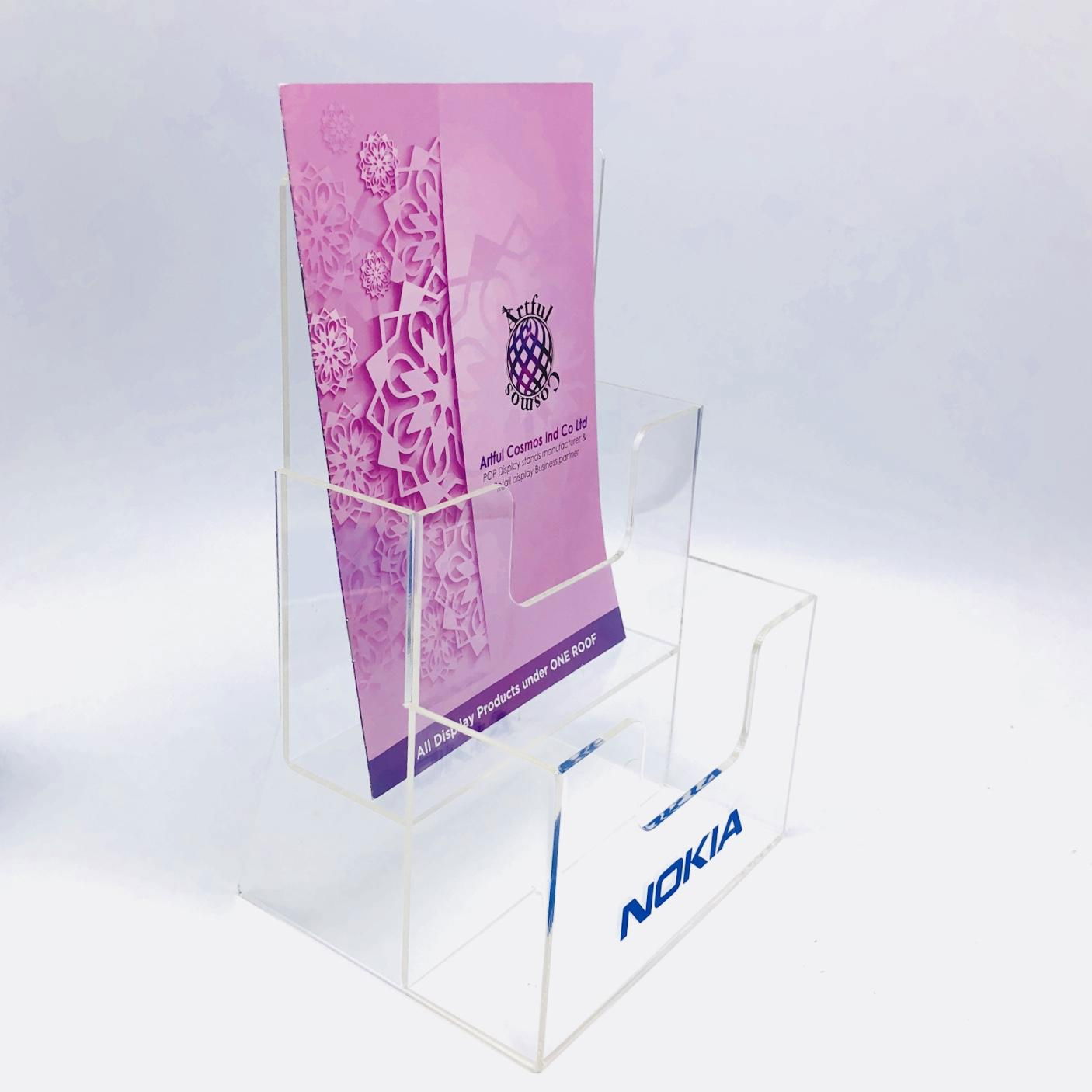 亚克力资料架彩页架透明宣传单架展示架子Acrylic Brochure holder,sign holder,Acrylic leaflet stand