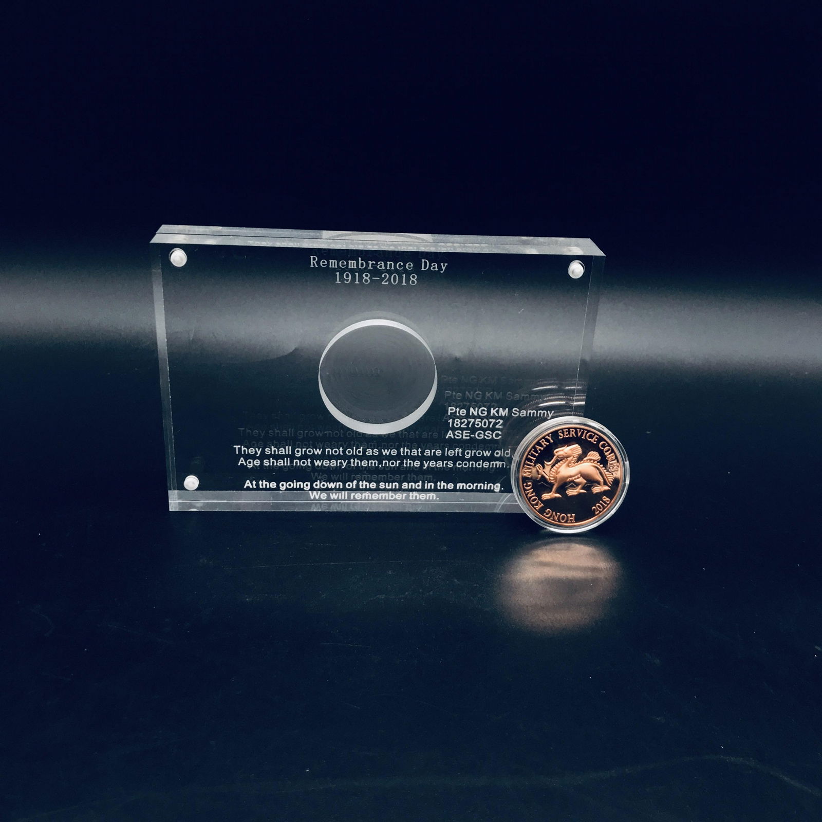Acrylic coin award,Custom Acrylic Coin Sandwich Award