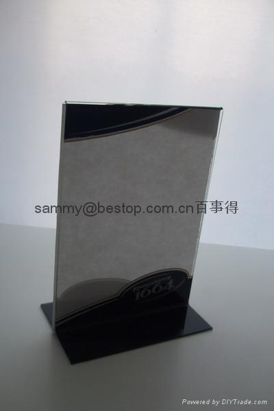 acrylic menu holder/table tent/sign holder/SIGN HOLDER