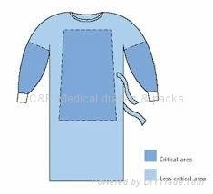 Impervious &Reinforced Surgical Gown  6
