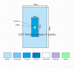 Hand Foot Surgical Drape 