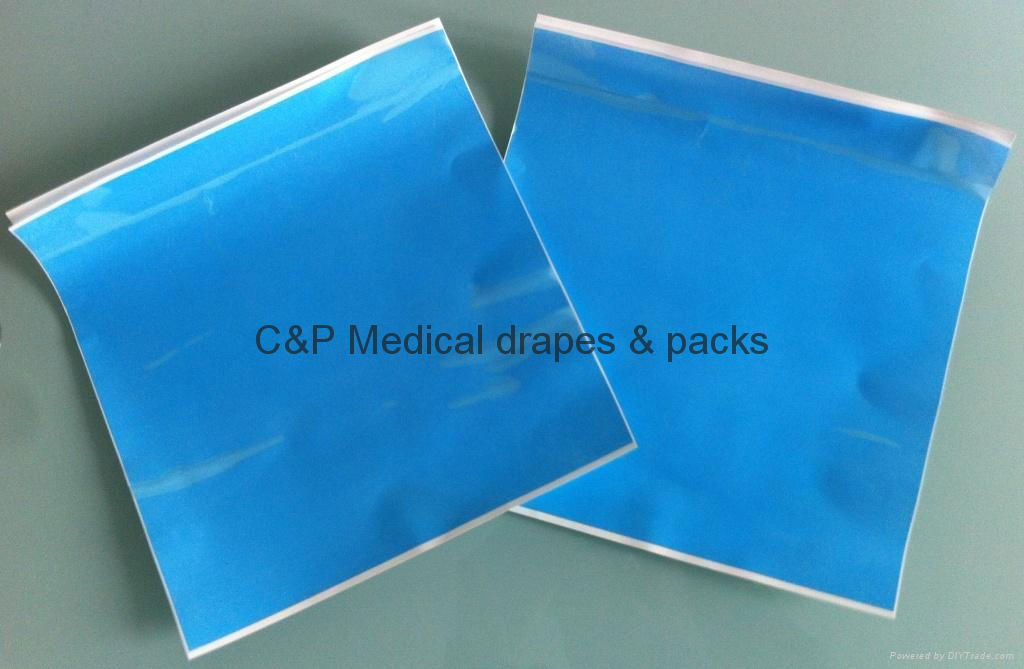 Surface protective film with adhesive / 20 x 20cm  / silicon coated paper backing 