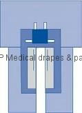 Disposable Sterile Cardiovascular Spilt T Drape 4