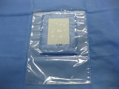 Nonwoven ophthalmic disposable eye drape