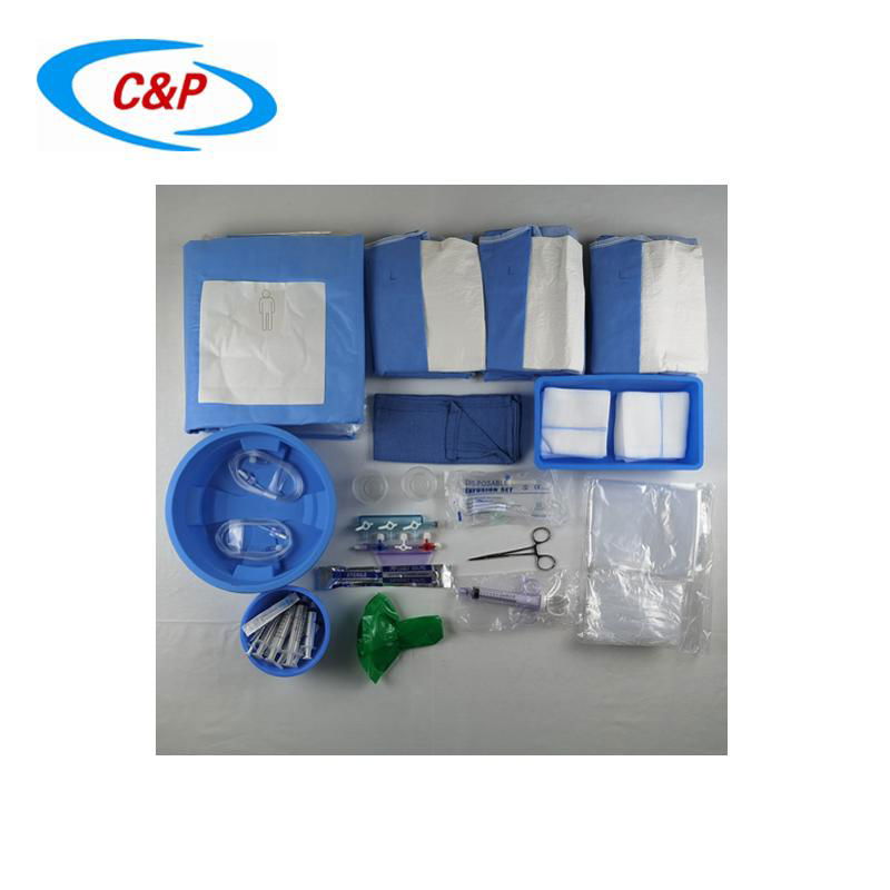 Disposable EO Sterile Femoral Angiography Drape pack