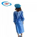 Disposable Non woven AAMI Level 2 Isolation Gown