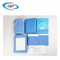 Disposable Blue Sterile Ophthalmic Surgical Drape Pack 1