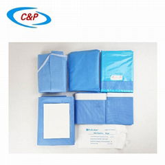 Disposable Blue Sterile Ophthalmic Surgical Drape Pack