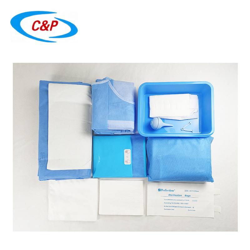 Medical Disposable C-section Birth Surgical Drape Pack