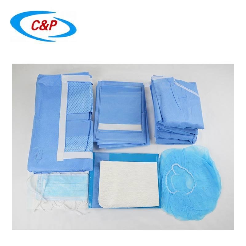 CE ISO13485 Approved Disposable Laparoscopy Surgery Drape Pack 1
