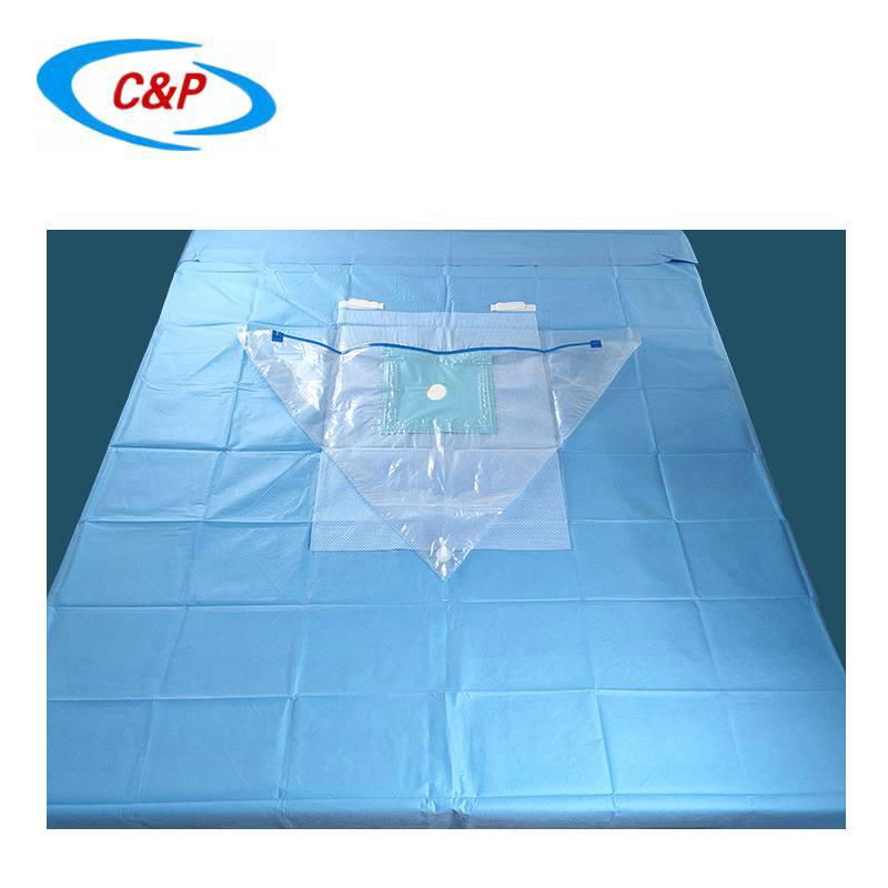 PP+PE Disposable Knee Arthroscopy Drape With Pouch Manufacturer