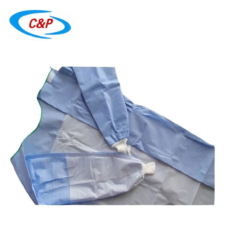 EN13795 Approved Disposable Wood pulp Surgical Gown Manufacturer 4