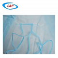 PE Non woven Blue Isolation Gown 2