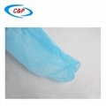 PE Non woven Blue Isolation Gown 3