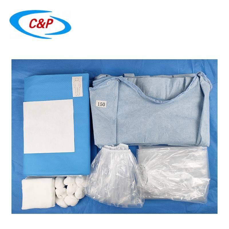 SMS Nonwoven Single Use Angiography Procedure Drape Pack 1