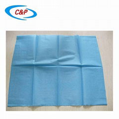 Medical Viscose+PE Blue Patient Utility Drape