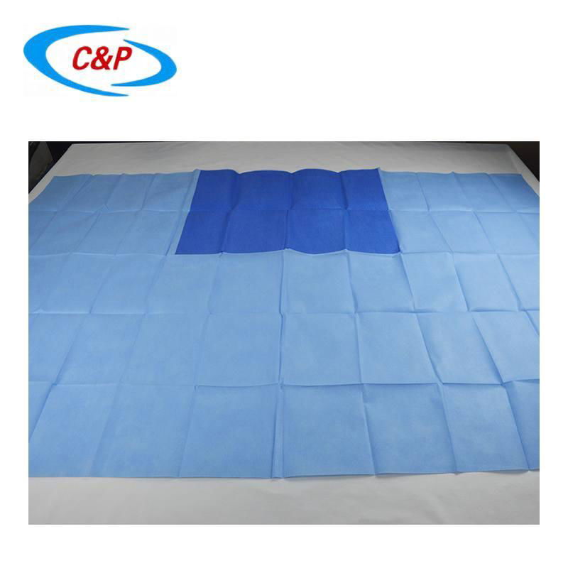 Disposable Surgical Drape Sheet With Absorbent Reinforcement