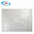 Transparent PE Surgical Fenestrated Towel Drape