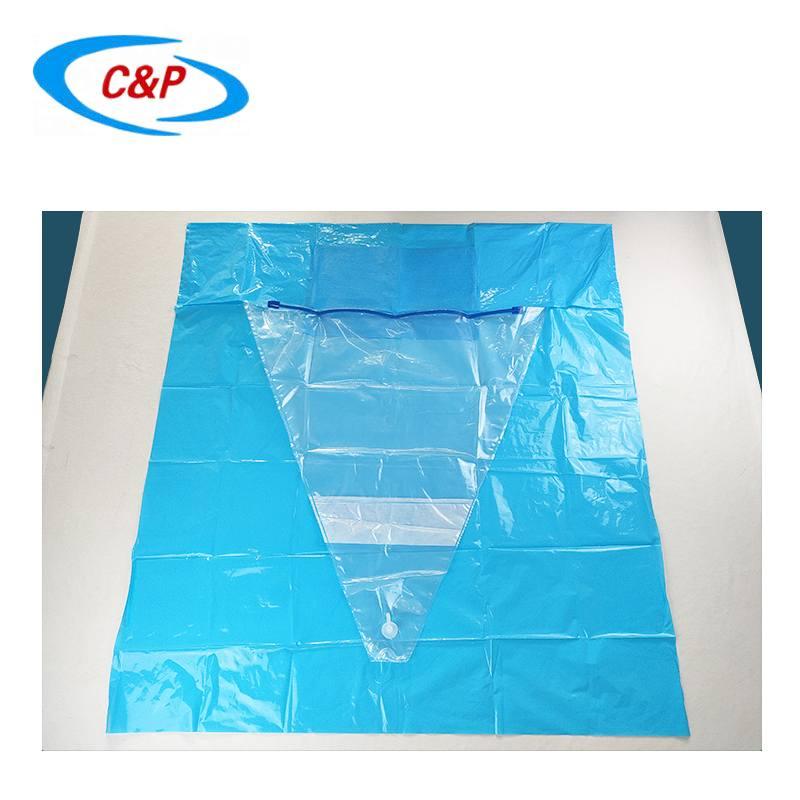 Sterile Blue PE Surgical Under Buttock Drape With Pouch 2