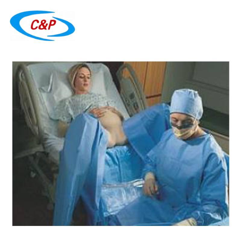 Sterile Blue PE Surgical Under Buttock Drape With Pouch