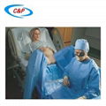 Sterile Blue PE Surgical Under Buttock Drape With Pouch