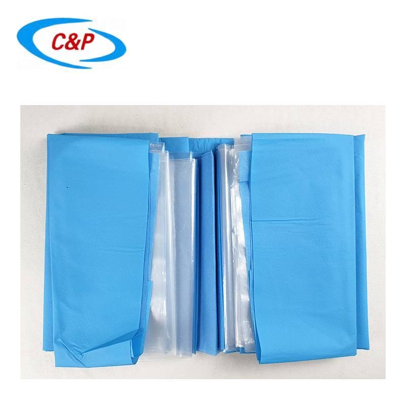 Disposable Sterile Angiography Surgical Drape With Four Hole 6
