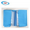 Disposable Sterile Angiography Surgical Drape With Four Hole 6