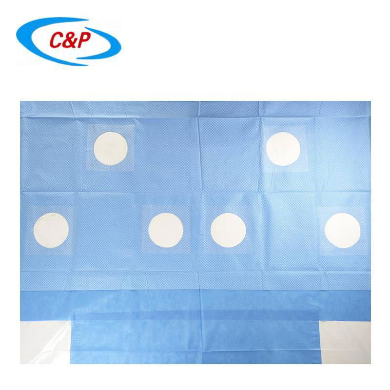Medical Femoral Angiography Surgical Drape Sheet For Hospital 2