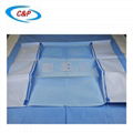 SMS Non woven Disposable Cardiovascular Surgical Drape Sheet 1