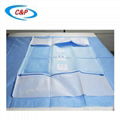 SMS Non woven Disposable Cardiovascular Surgical Drape Sheet 2