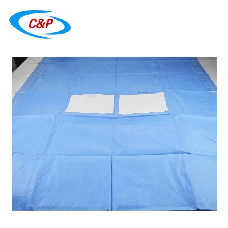 SMS Non woven Disposable Cardiovascular Surgical Drape Sheet 3