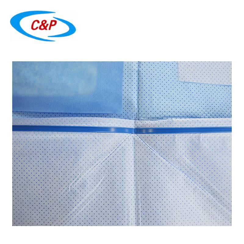 SMS Non woven Disposable Cardiovascular Surgical Drape Sheet 4